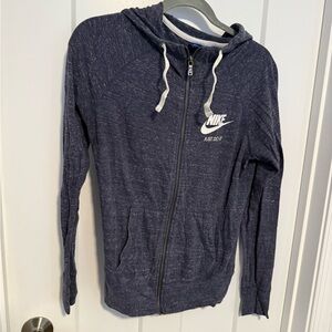 Nike Heathered Gray Zip-Up Jacket